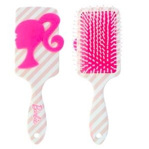 Rare Barbie Pink Silhouette Paddle Hair Brush